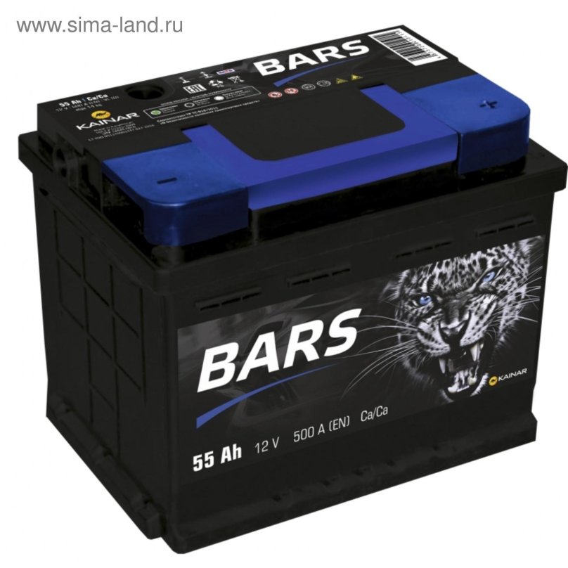 6ст-62 Bars п/п аккумулятор