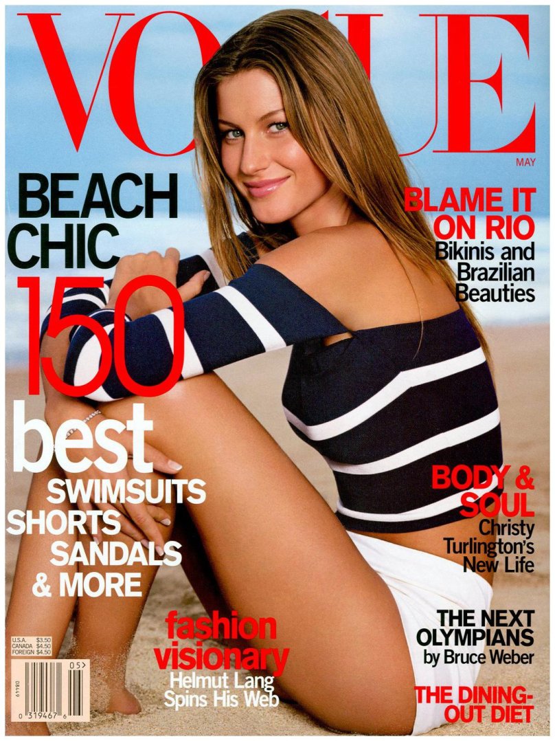 Жизель Бюндхен Vogue 1999