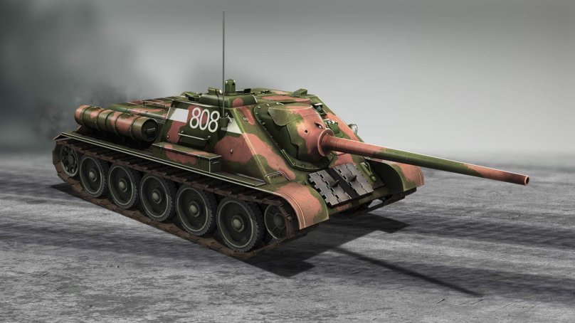 Су-85 зимний камуфляж