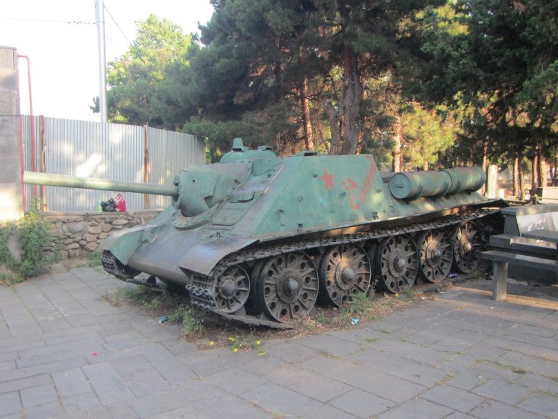 Памятник танк САУ Брест