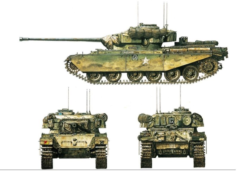 Центурион танк с переди