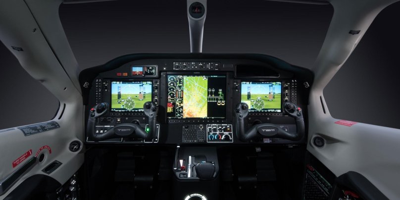 Daher tbm-910 кабина