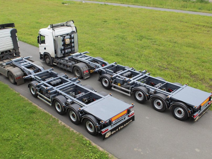 Гут трейлер полуприцеп контейнеровоз