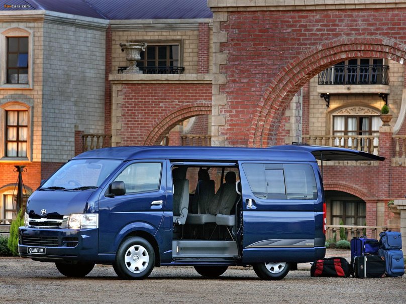 Toyota Quantum 10 Seater Sizes