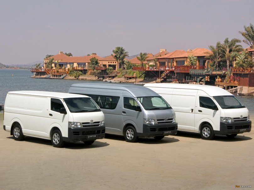 Toyota Quantum 10 Seater Sizes