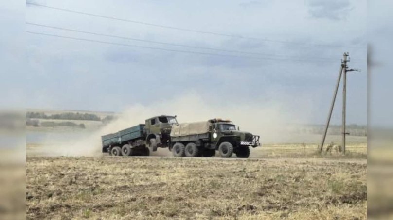 Урал 4320 колонна