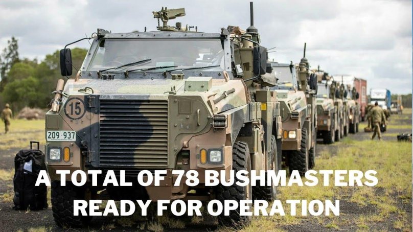 Бушмастер броневик Австралия