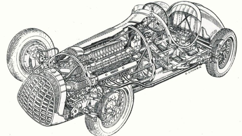 Трансмиссия Феррари чертёж
