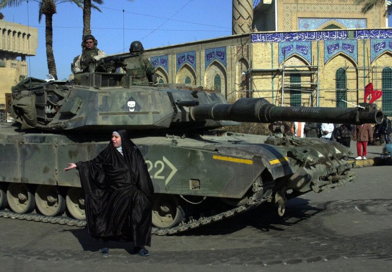 Танк Абрамс в Ираке