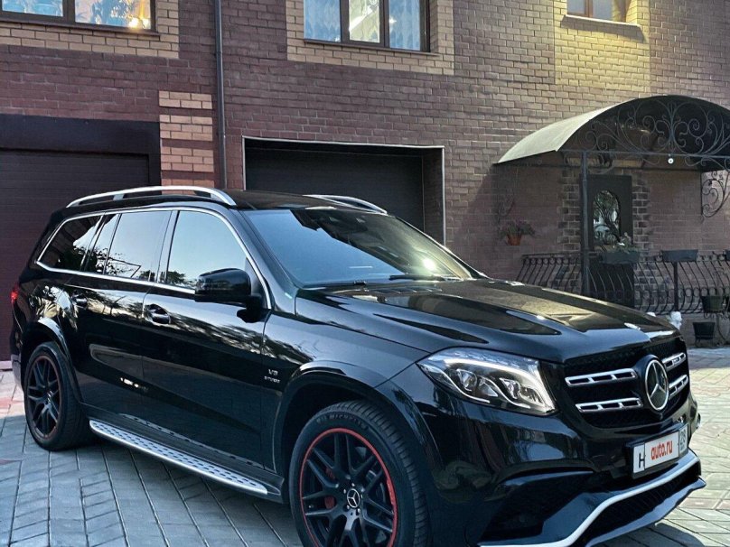 Мерседес GLS матовый черный