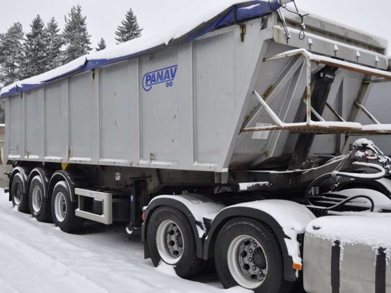Самосвальные полуприцепы Панав