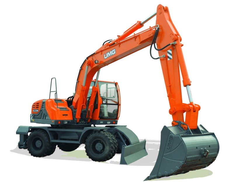 UMG экскаваторы колесный e210