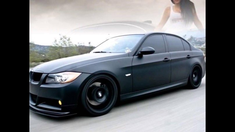 BMW e90 Matte Black