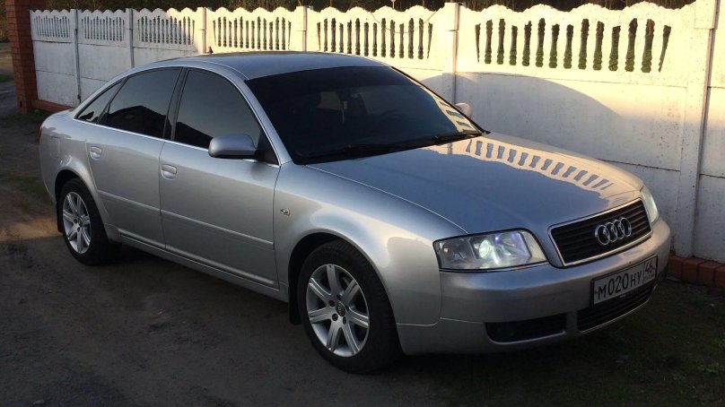 Audi a6 c5 серебристый металлик