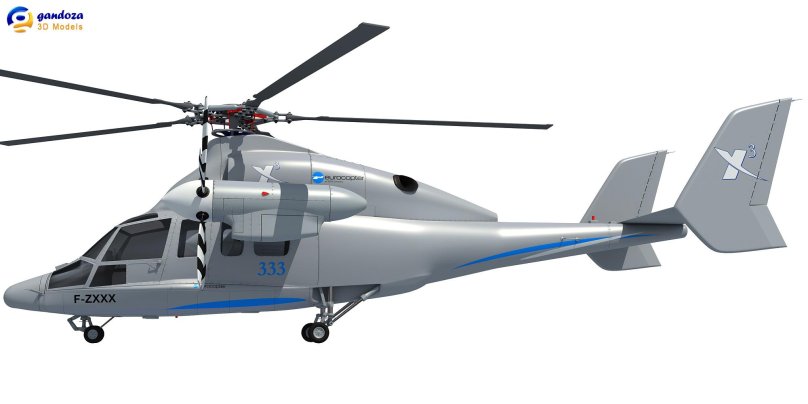 Самый быстрый вертолет Eurocopter x3