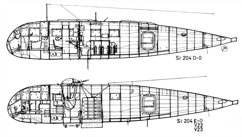 Siebel "si.204", вспомогательный самолет
