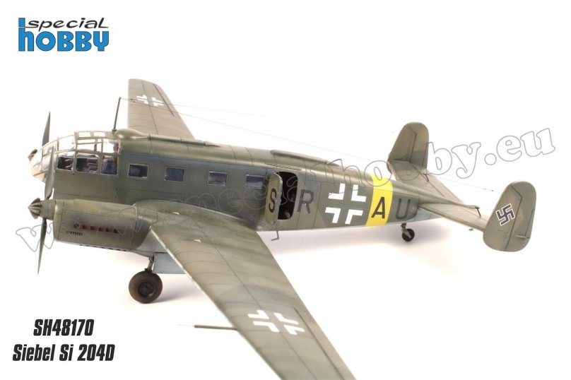 Самолёт Siebel 204 модель
