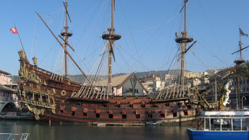 Галеон корабль 17 века