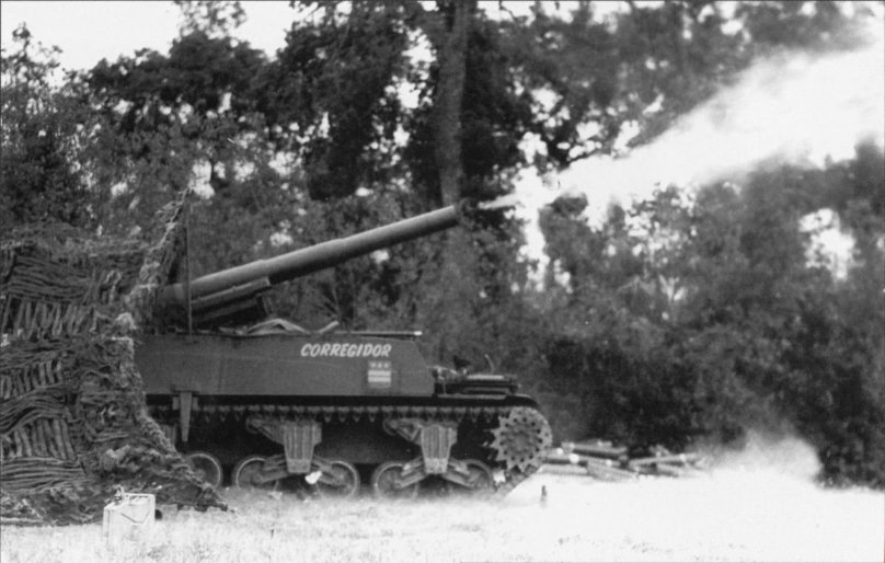 M40 "long Tom", самоходная Артиллерийская