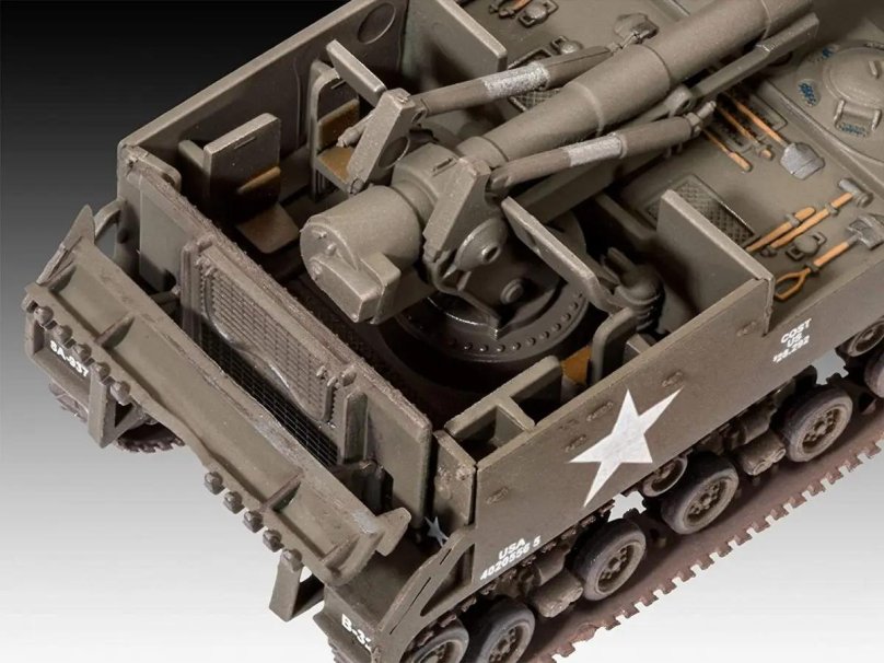 Сборная модель техника САУ m7 "прист"