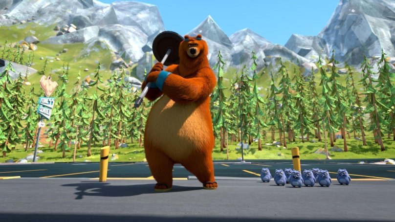 Гризли и лемминги мультфильм