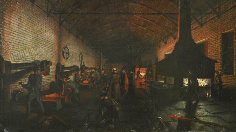 Медеплавильный завод в России 18 век на Урале