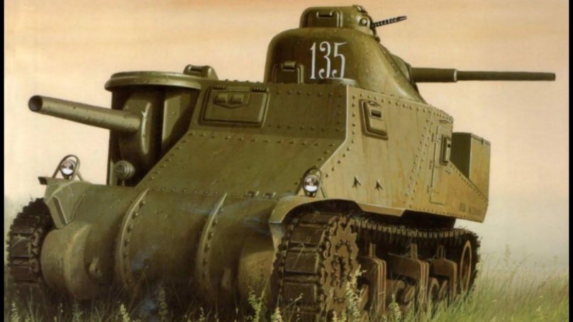 Американский танк м3 ли m3 Lee