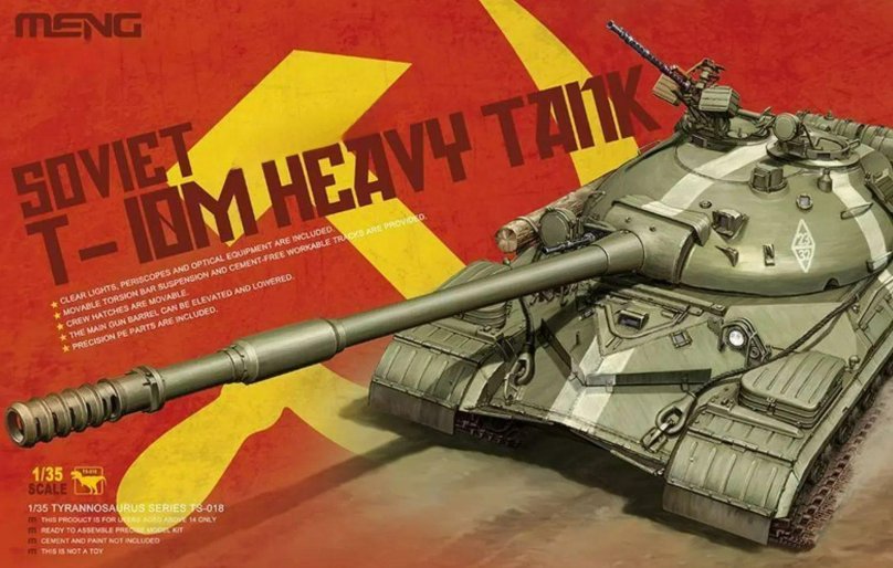 TS-018 Soviet t-10m Heavy Tank Meng, 1/35