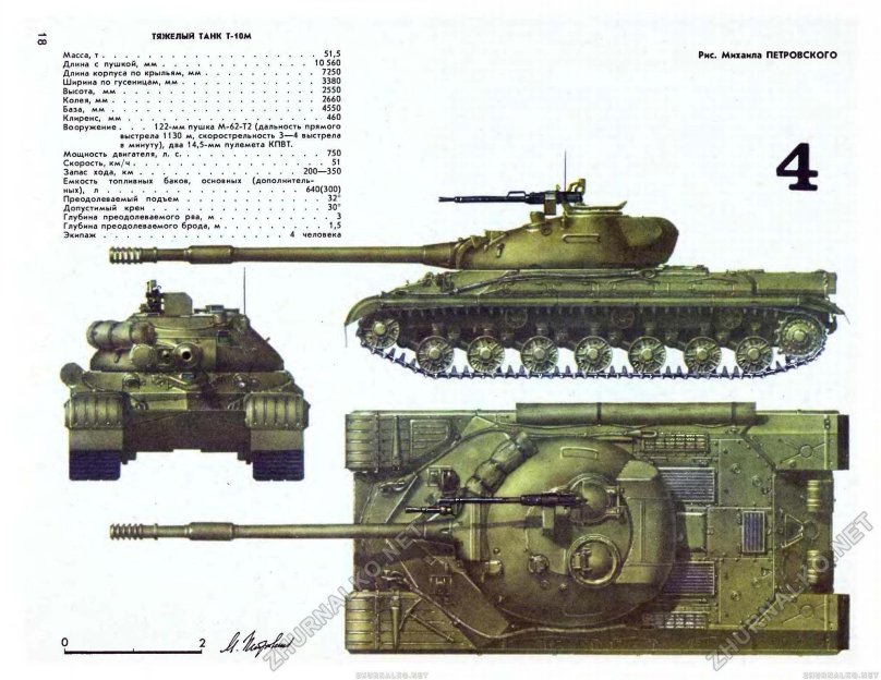 Танк т10м технические характеристики
