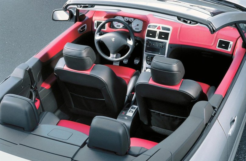 Пежо 307 кабриолет салон