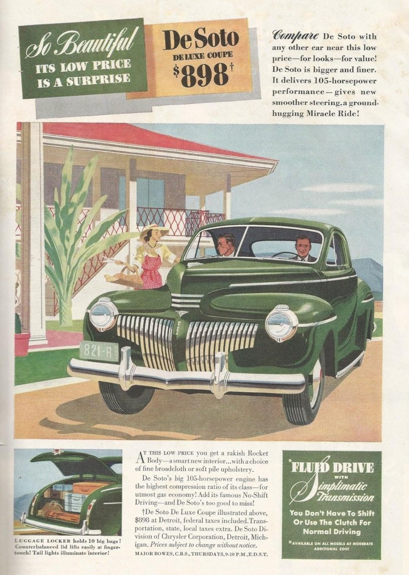 Де Сото Люкс купе