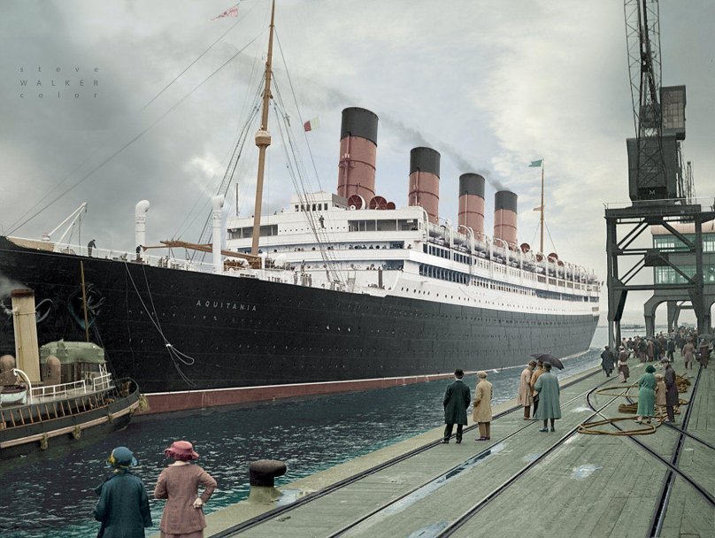 Титаник Британик Олимпик Лузитания Мавритания