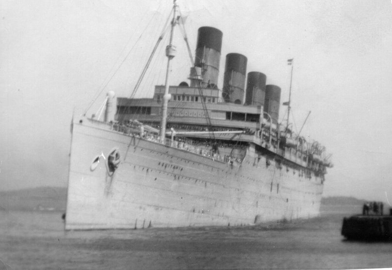 Пароход Аквитания