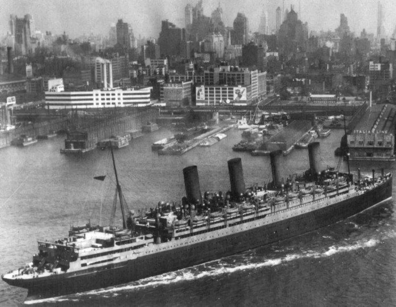 Титаник в Нью-Йорке