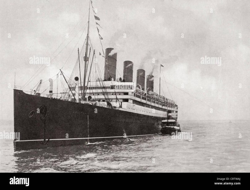 RMS Aquitania 1914