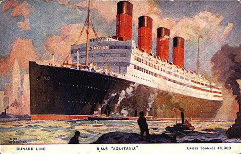 RMS Aquitania лайнер