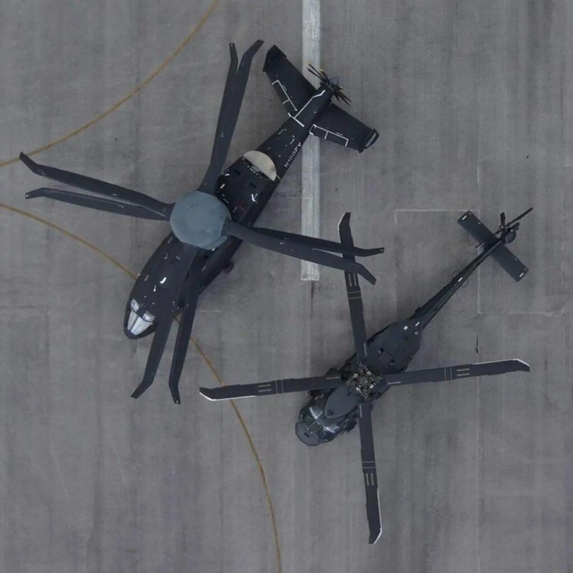 Вертолёт чёрнная вдова