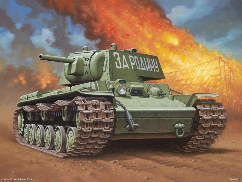 Танки 2 мировой войны СССР кв1