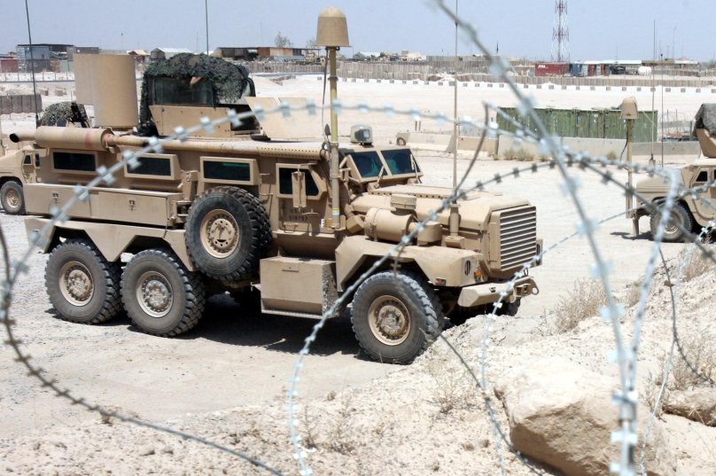 Cougar MRAP 6x6 в Ираке
