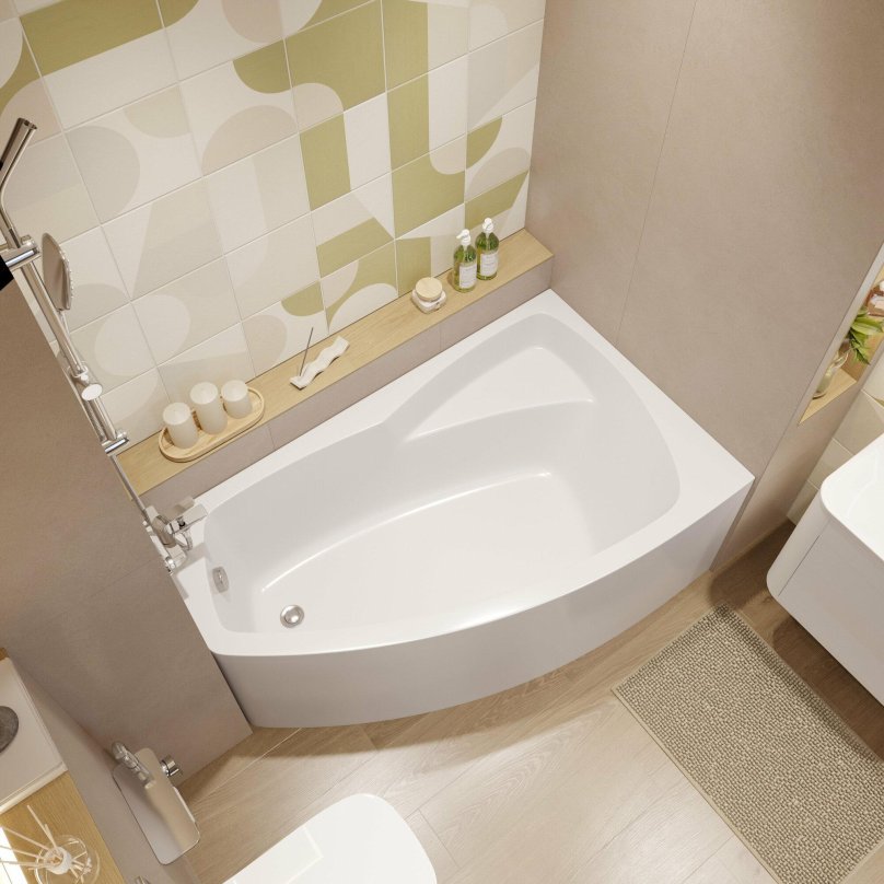 Асимметричная ванна