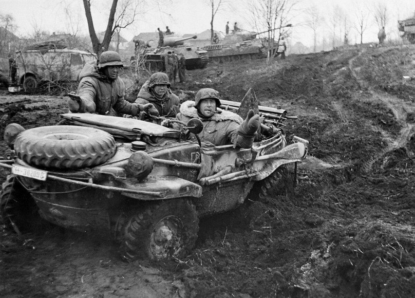 Schwimmwagen Type 166 на фронте