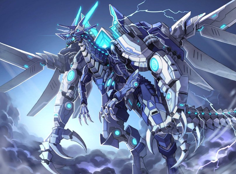 Робот дракон аниме