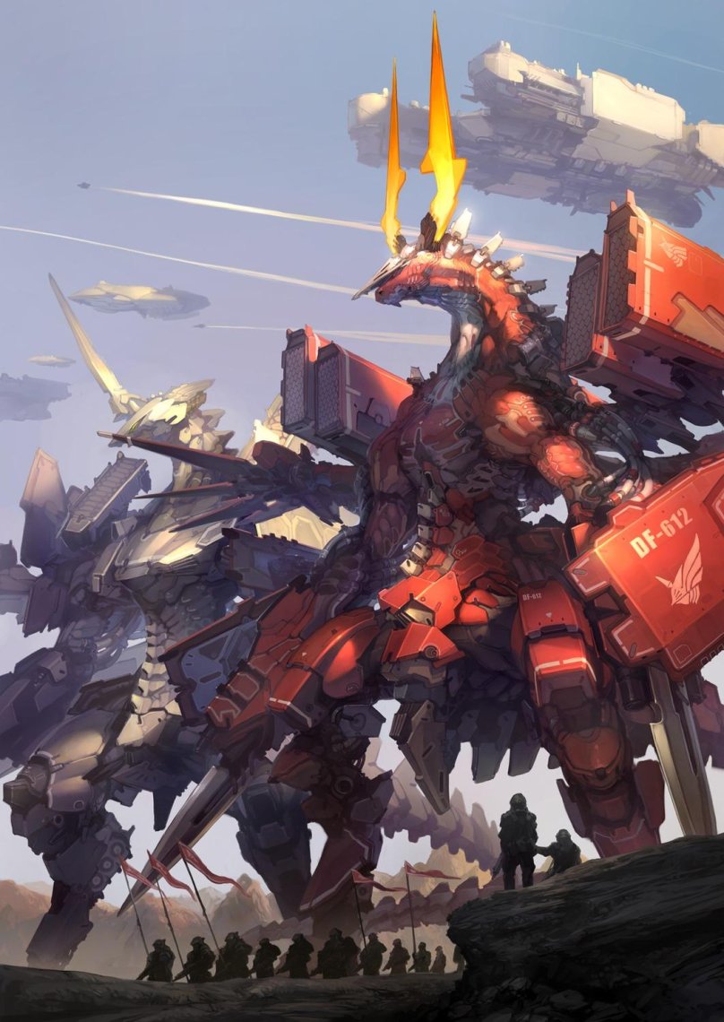 Mecha Dragon аниме