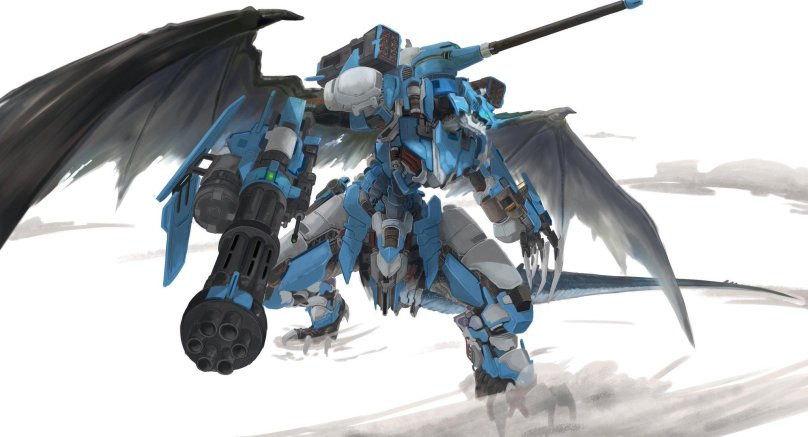 Mecha Dragon Art