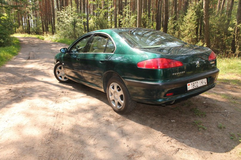 Пежо 607 зеленый