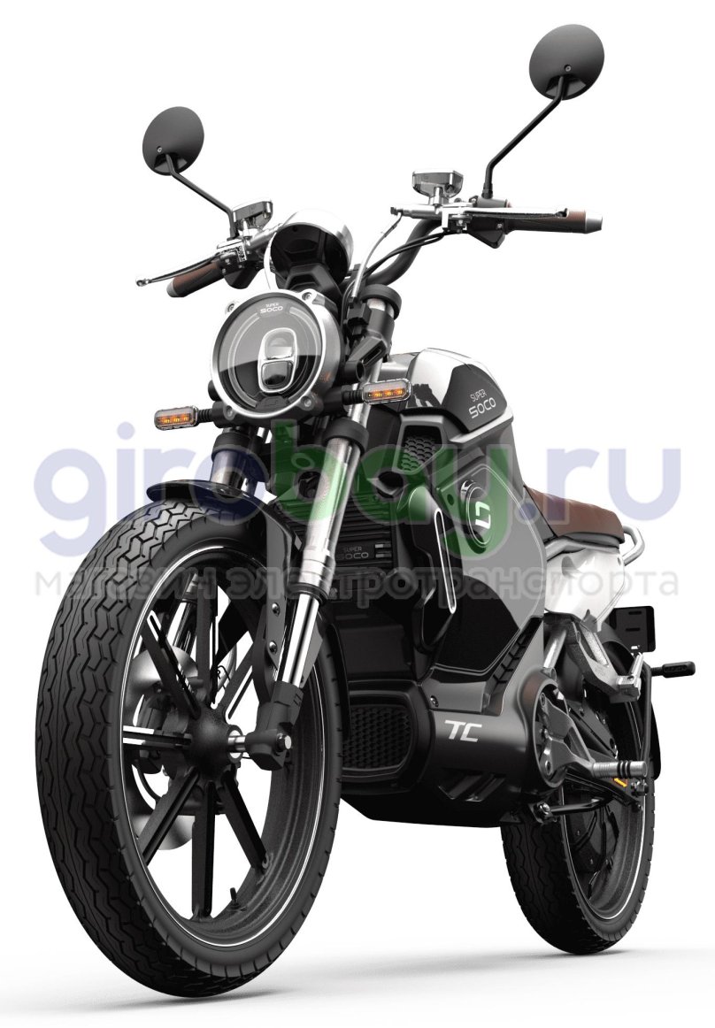 Электромотоцикл White Siberia super SOCO TC