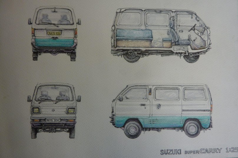 Suzuki carry van Camper