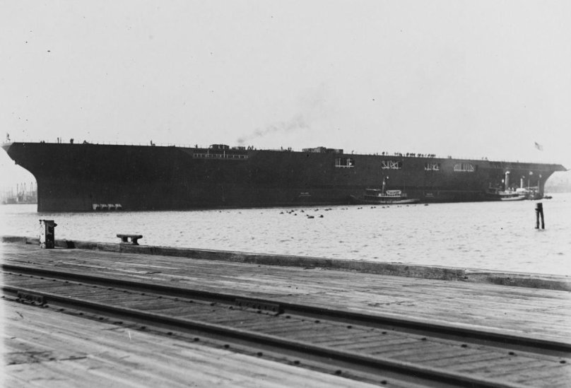 USS Saratoga CV-3 на дне