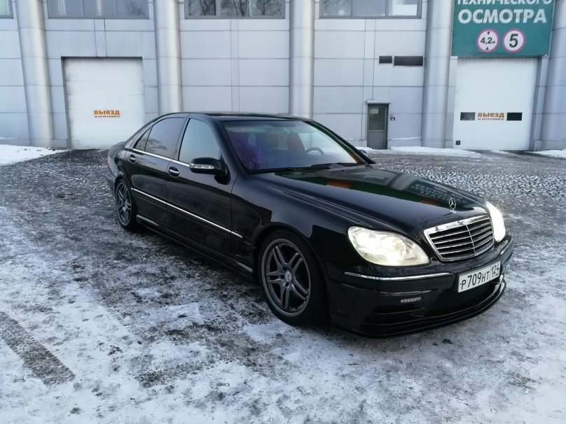 Мерседес s 220 чёрный