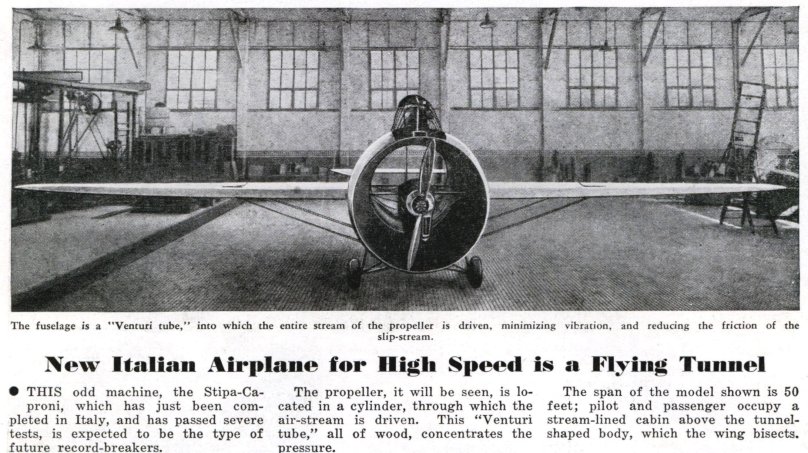 Stipa Caproni чертёж